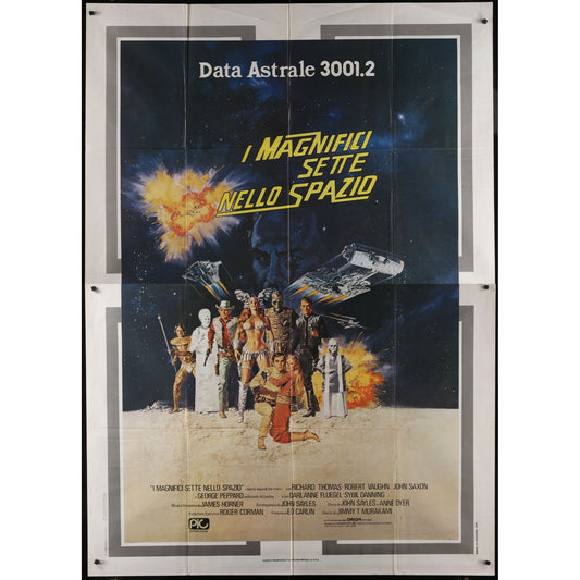 Battle Beyond the Stars (1980) Original Italian Movie Poster Folded 55x78