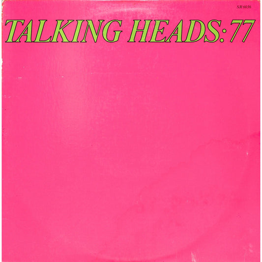 Talking Heads: 77 Vinyl Record SR 6036