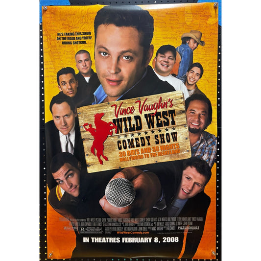 Vince Vaughn's Wild West Comedy Show (2006) Double-Sided, Original Rolled Poster 27x40