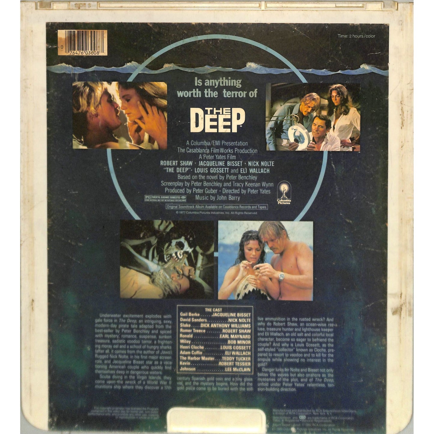 The Deep (1977) Vintage CED Videodisc