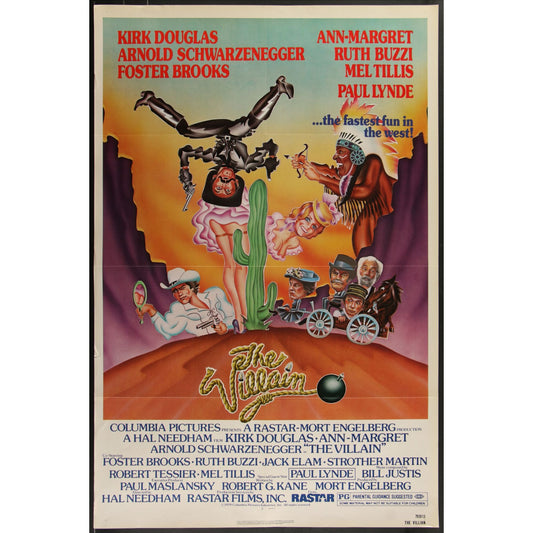 The Villain (1979) Original Movie Poster 27x40