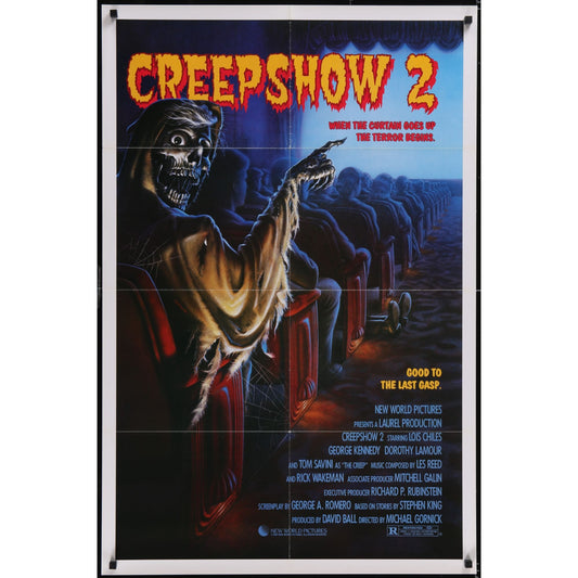 Creepshow 2 (1987) Original Movie Poster Folded 27x41