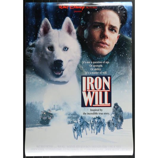 Iron Will (1994) Original Double-sided Movie Poster Rolled 27x40