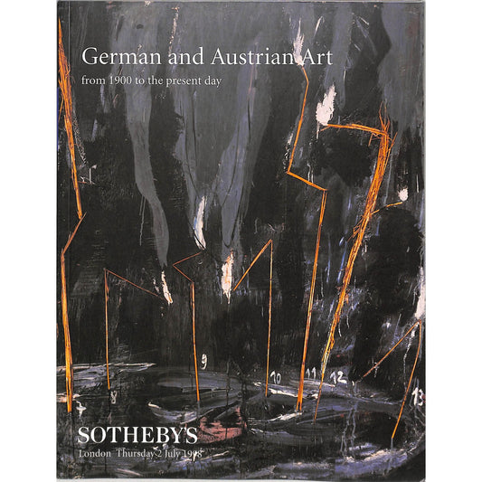 Sotheby's German and Austria Art Auction Catalog July 2, 1998