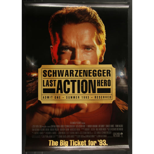 Last Action Hero (1993) Original Movie Poster 27x40
