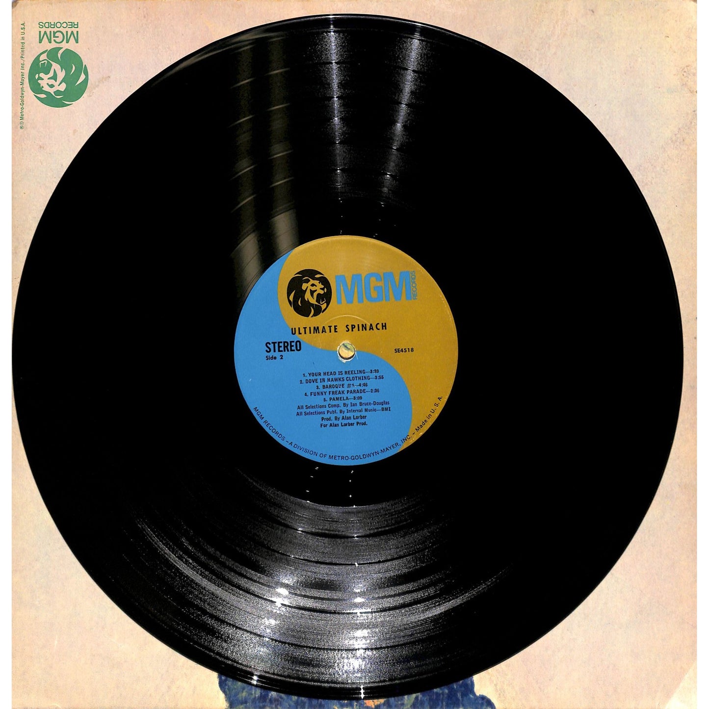 Ultimate Spinach Self-Titled Vinyl Record SE 4518