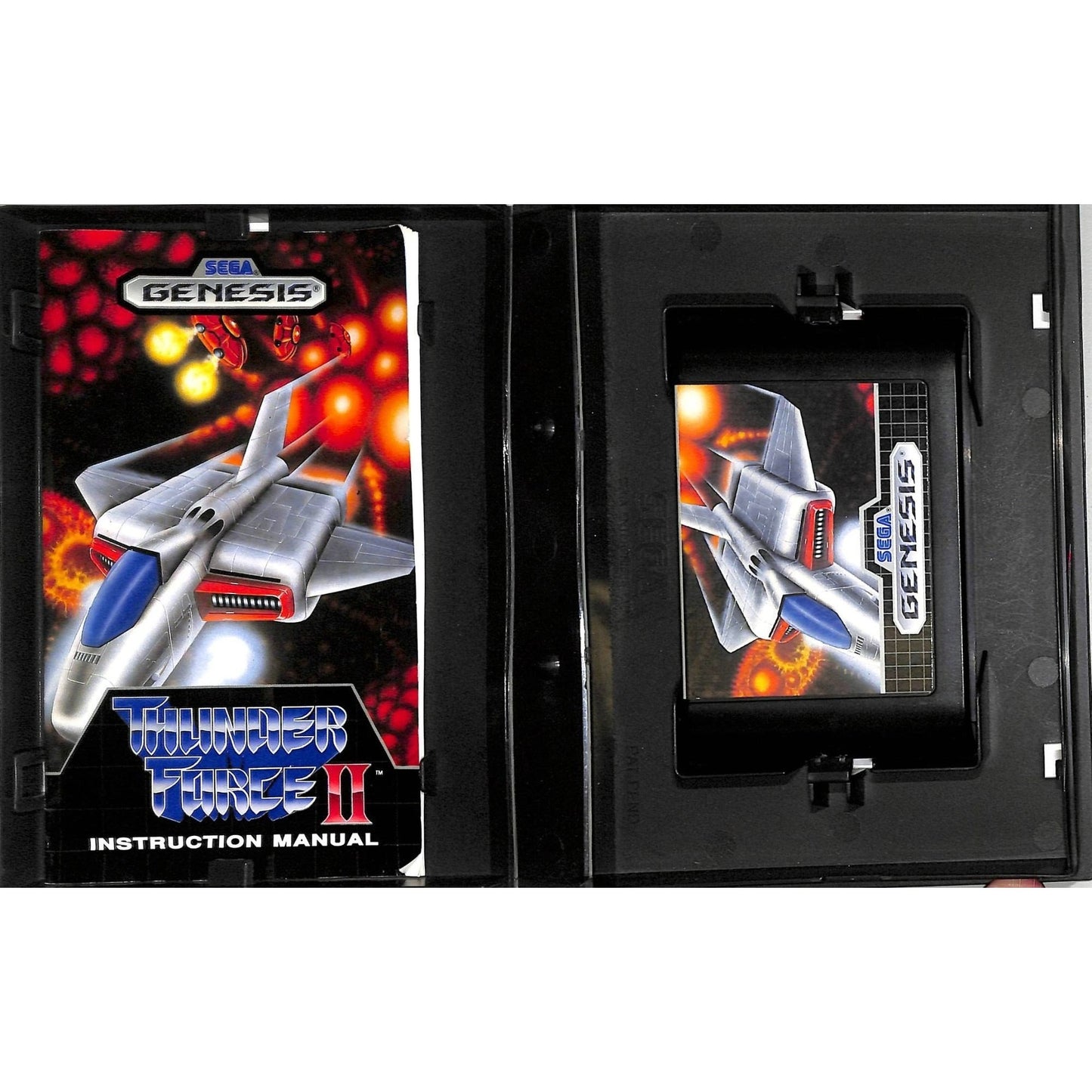 Thunder Force II (1989) Sega Genesis Cartridge Complete in Box