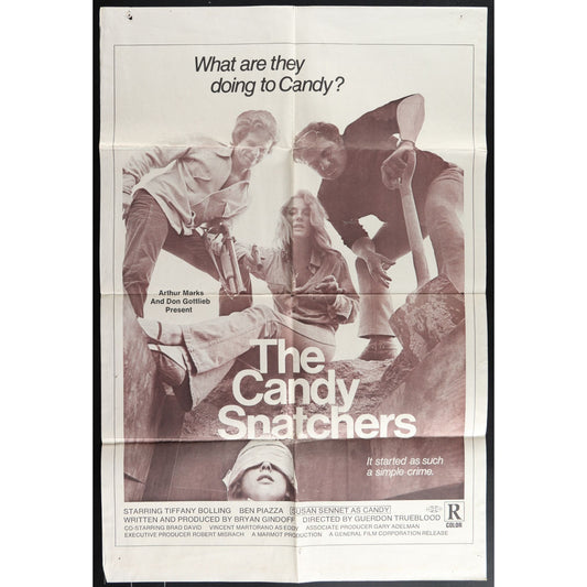 The Candy Snatchers (1973) Original Movie Poster Folded 27x41