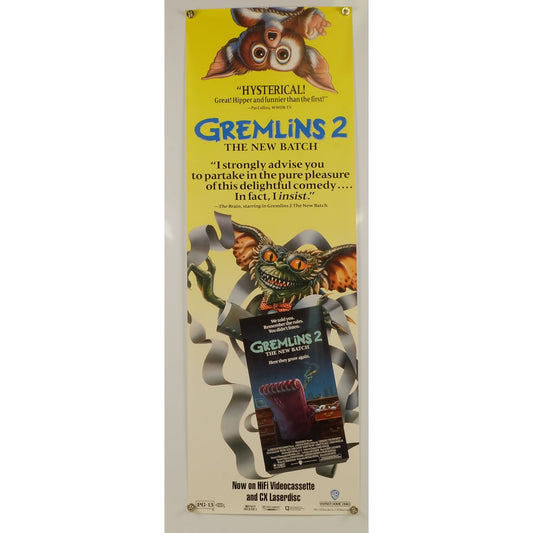 Gremlins 2: The New Batch (1990) Original Movie Poster Rolled 12x36