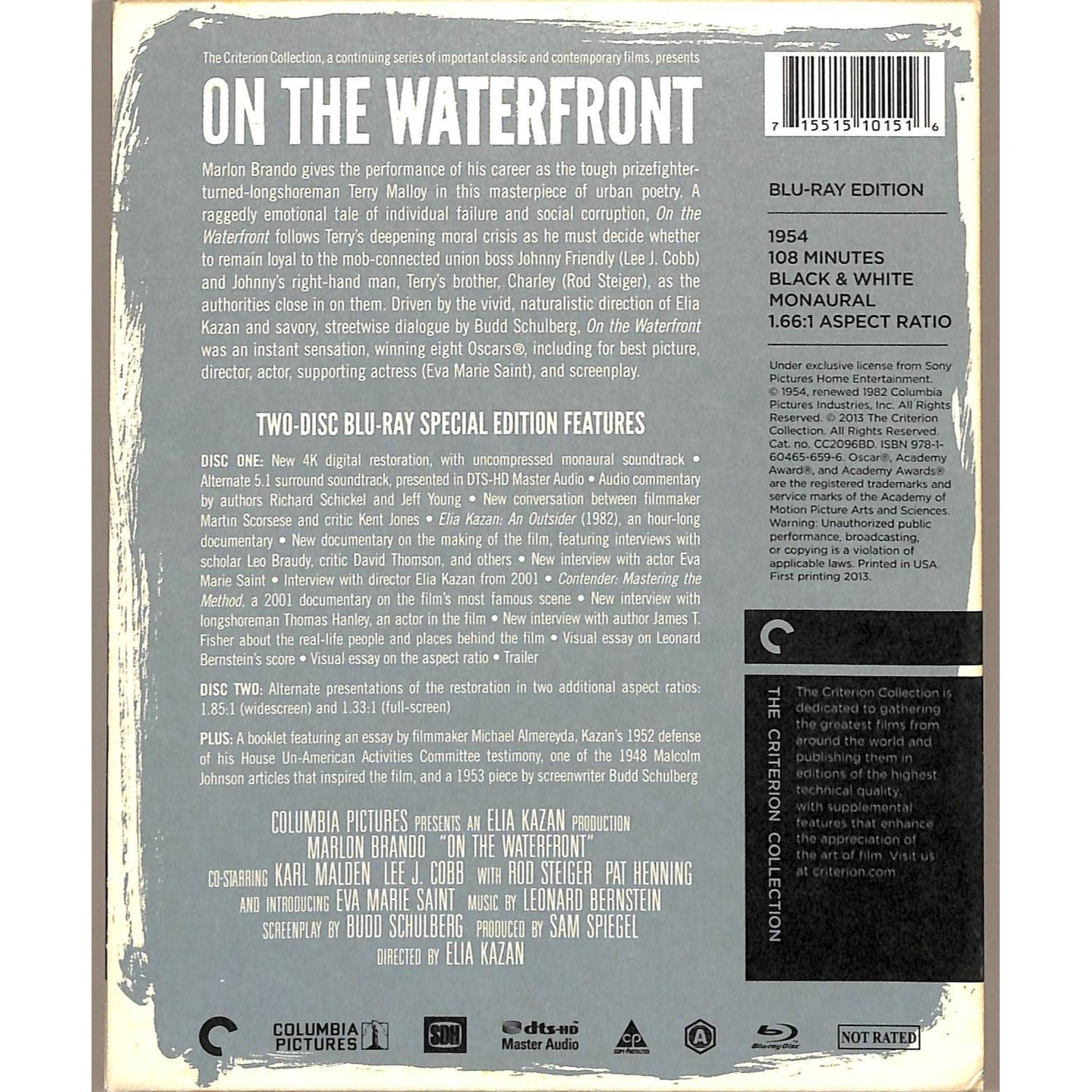 On the Waterfront (1954) Criterion Collection Blu-Ray