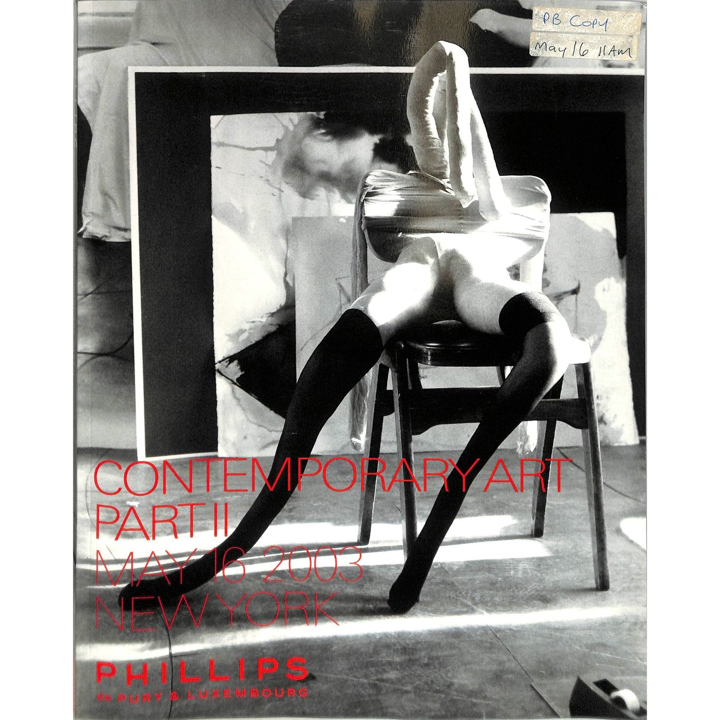 Phillips Contemporary Art Part 2 Catalog May 16, 2003