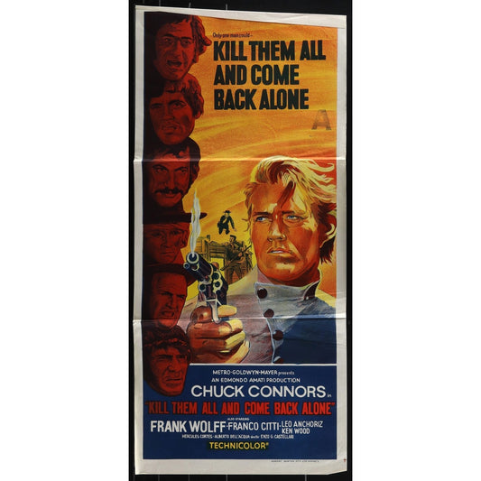 Kill Them All and Come Back Alone(1968) Original Australian Daybill Movie Poster