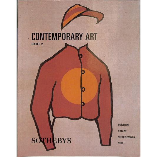 Sotheby’s Contemporary Art Part II Auction Catalog, 1999