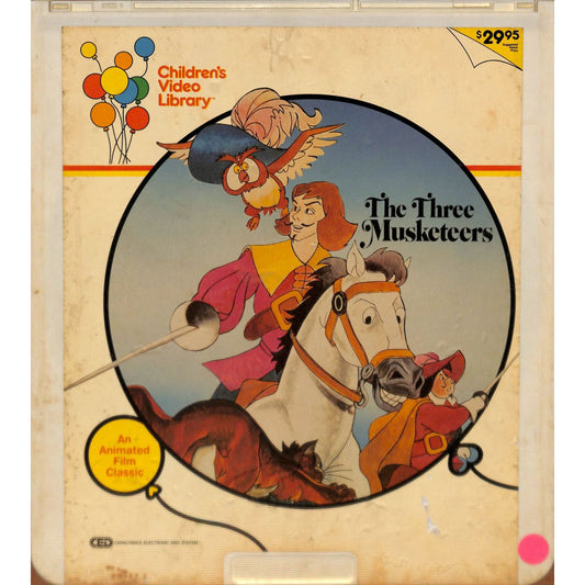 The Three Musketeers (1973) CED RCA SelectaVision Videodisc TESTED WORKING