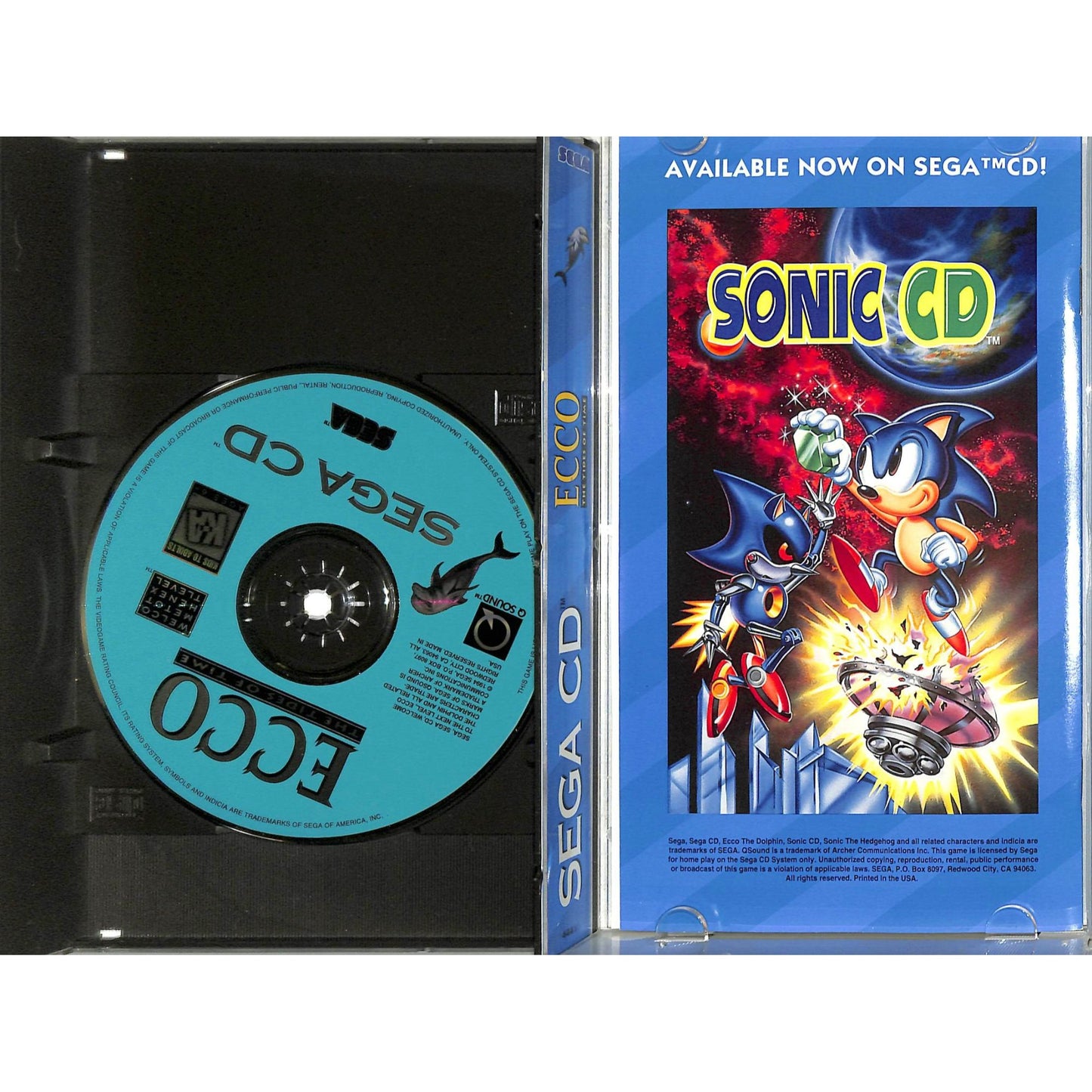 Ecco: The Tides of Time (1994) Sega CD