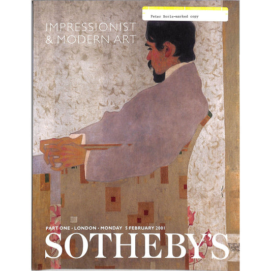 Sotheby's Impressionist and Modern Art Part 1 Auction Catalog