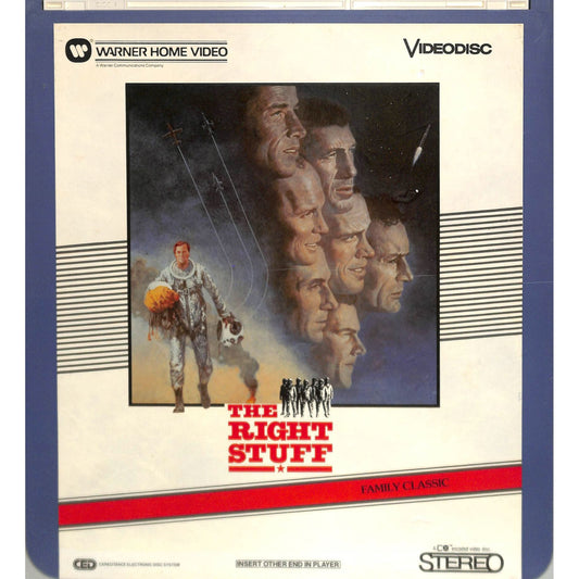 The Right Stuff (1983) Vintage Double CED Videodisc