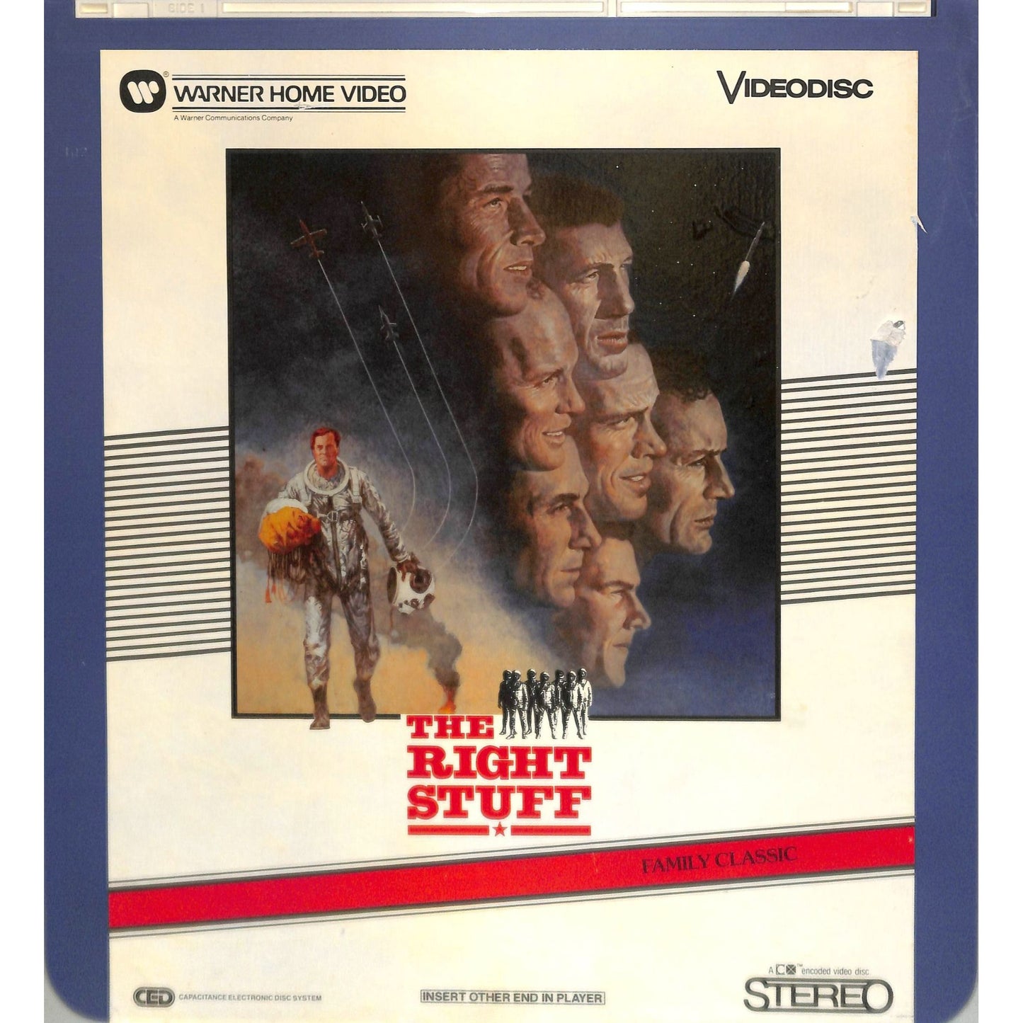 The Right Stuff (1983) Vintage Double CED Videodisc