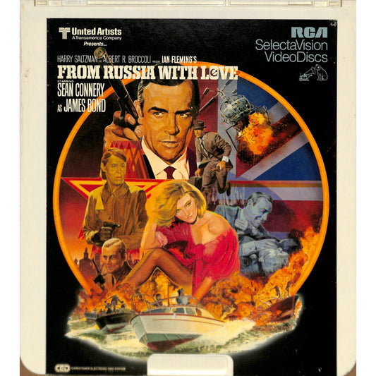 From Russia with Love (1963) Vintage CED Videodisc TESTED WORKING
