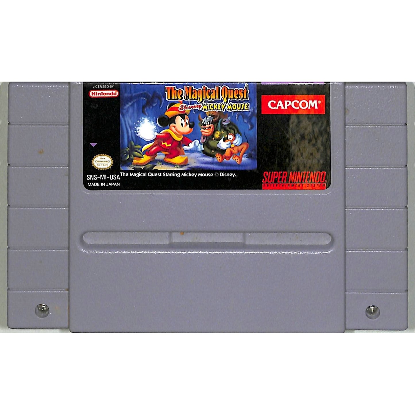 Disney's The Magical Quest Starring Mickey Mouse (1992) Nintendo SNES Cartridge