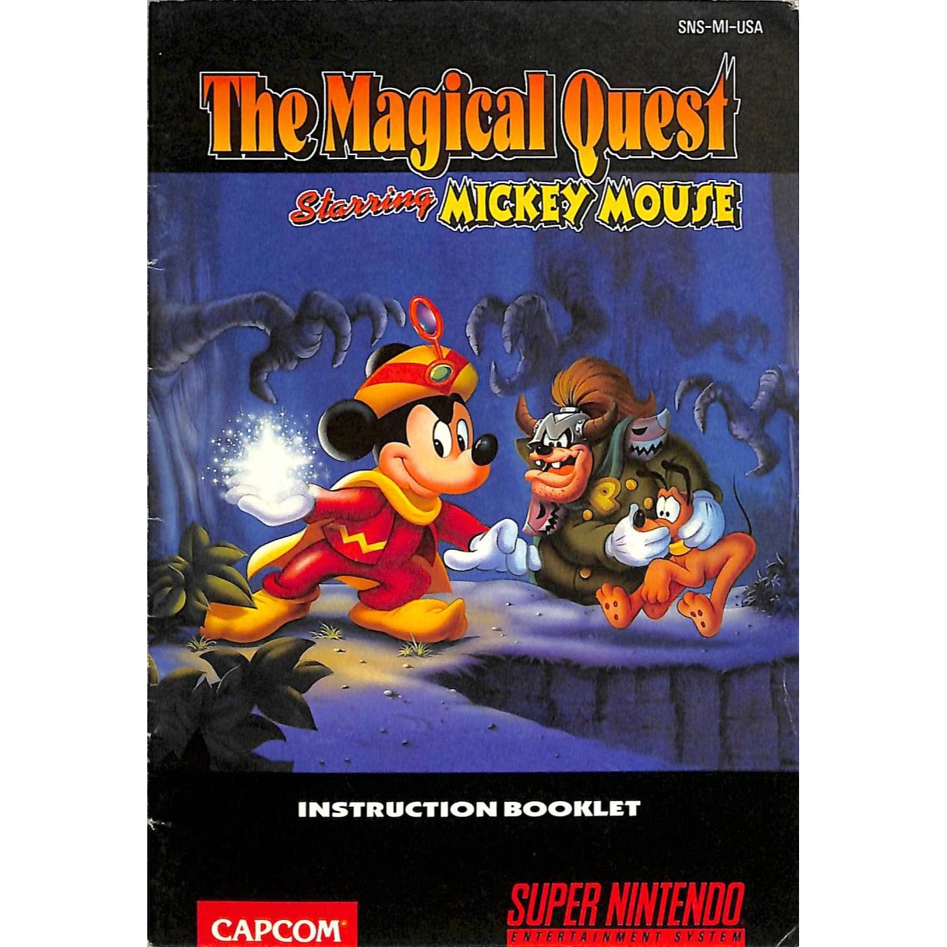 Disney's The Magical Quest Starring Mickey Mouse (1992) Nintendo SNES Cartridge