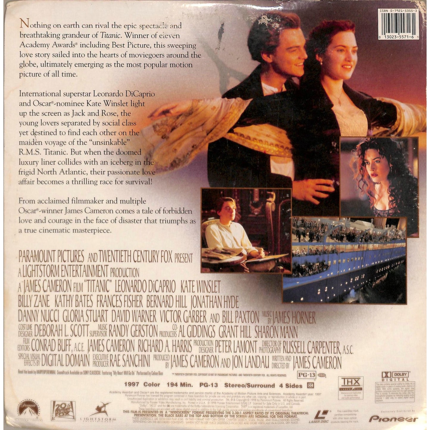 Titanic (1997) Laserdisc