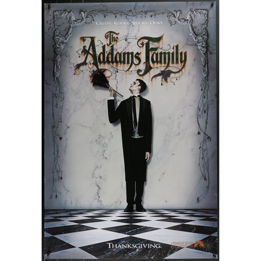 The Addams Family (1991) Original Movie Poster Frank Rolled 27x40