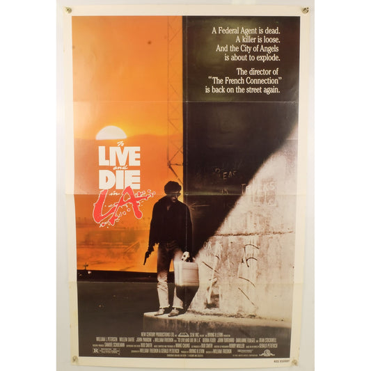 To Live and Die in L.A. (1985) Original Movie Poster Folded 27x40