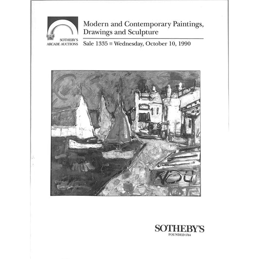 Sotheby's Modern & Contemporary Art Auction Catalog October 10, 1990