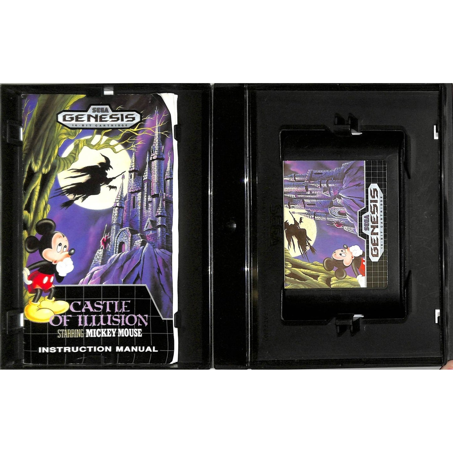 Castle of Illusion Starring Mickey Mouse (1990) Sega Genesis Cartridge CIB