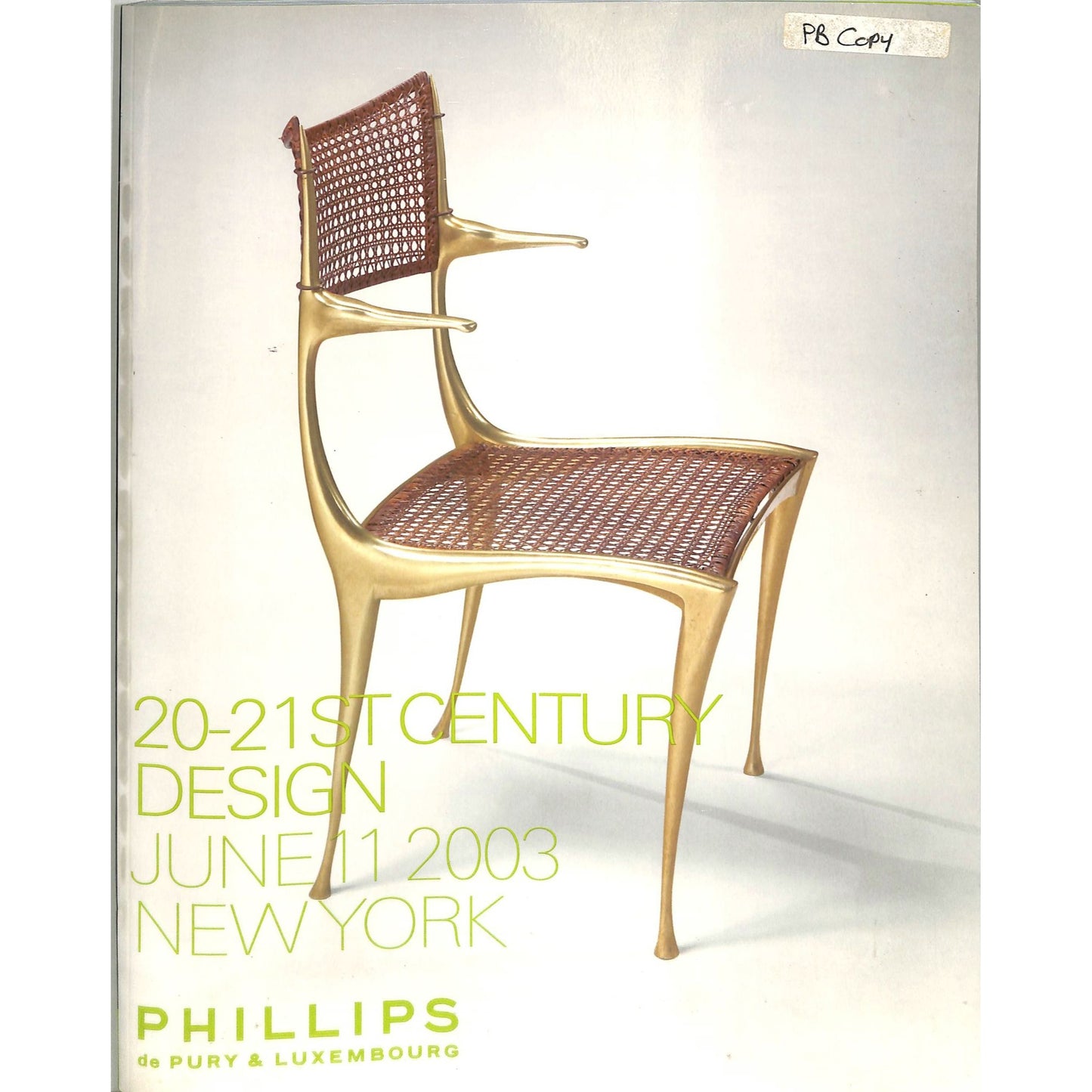 Phillips 20-21st Century Design Catalog June 11, 2003