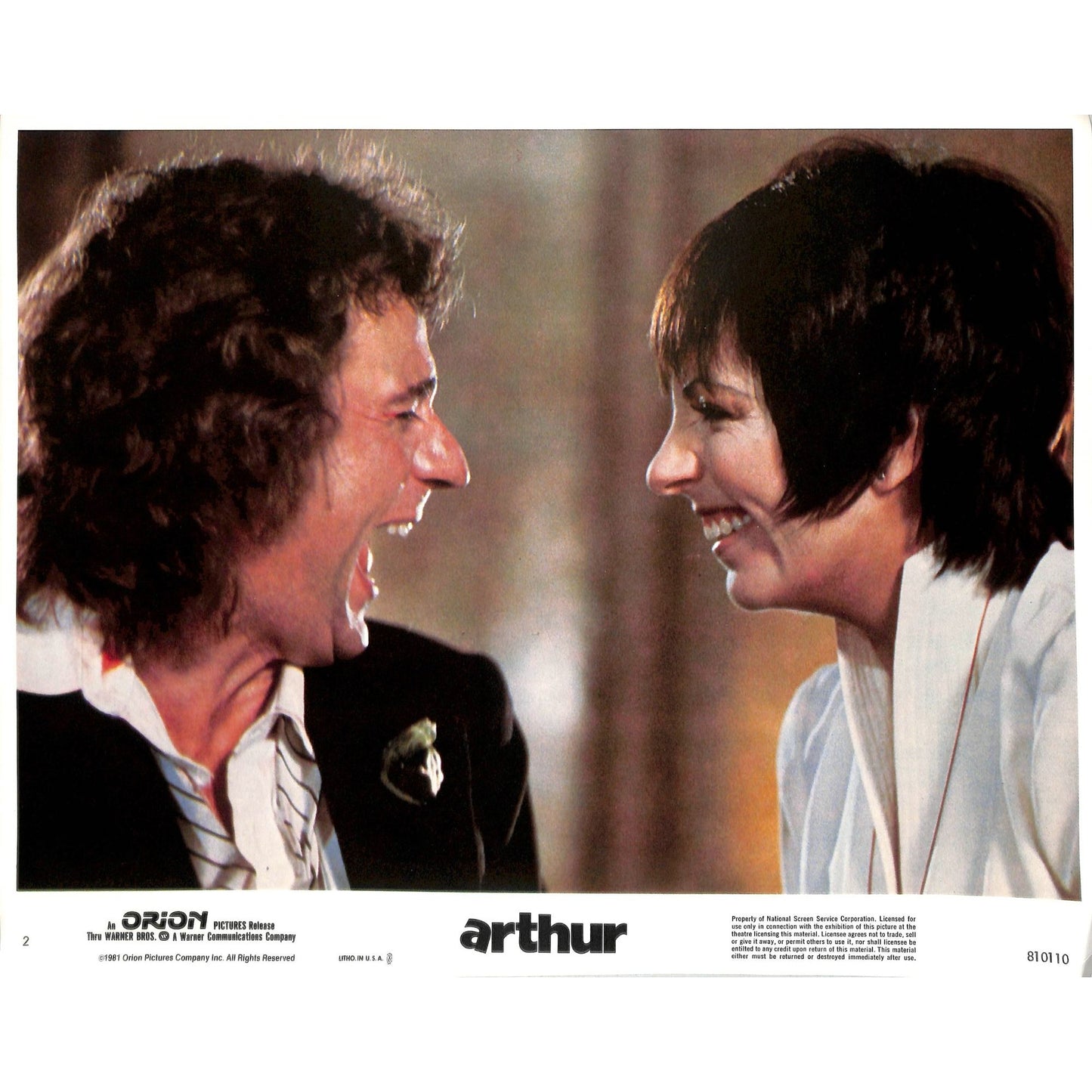 Arthur (1981) Movie Still Full Set 8x10