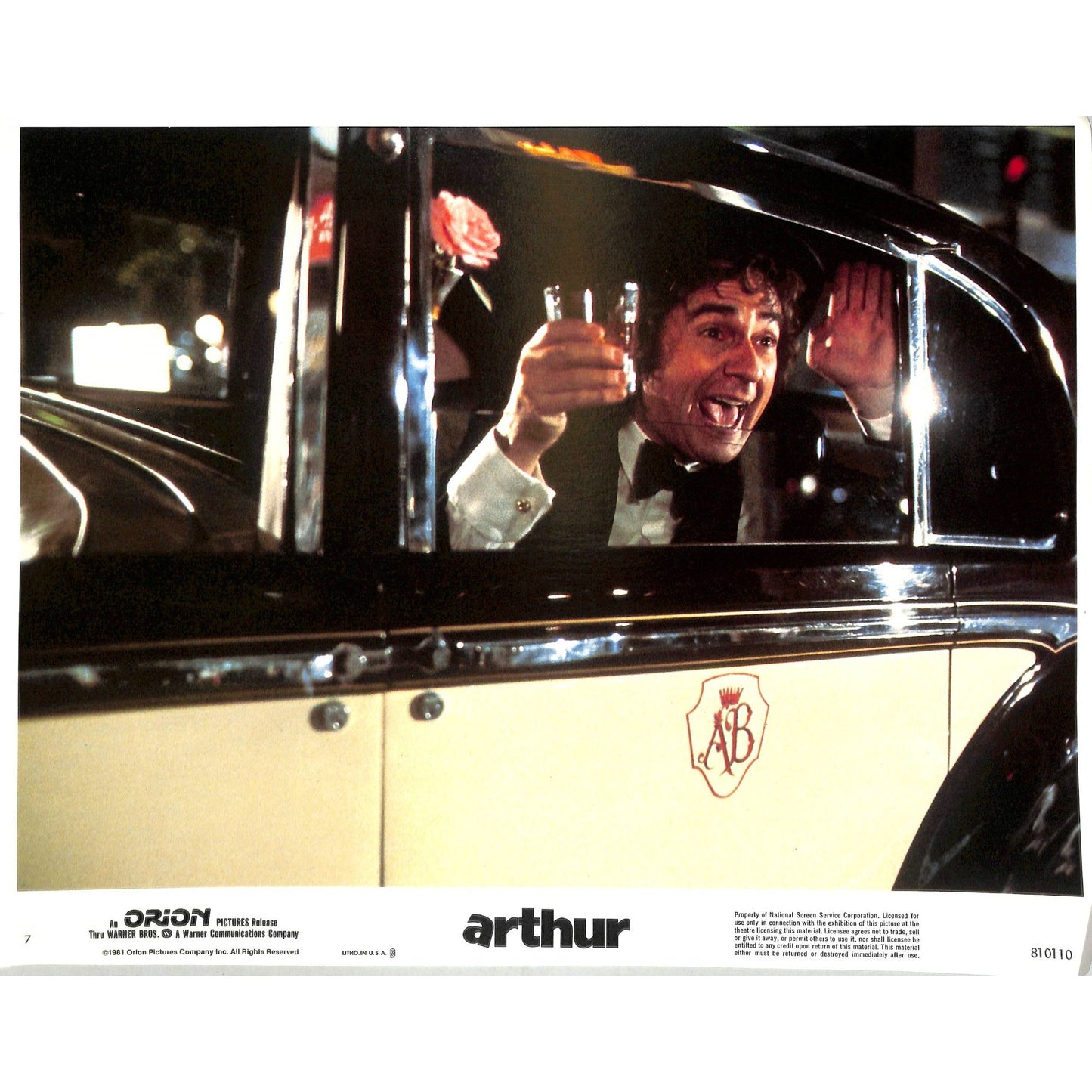 Arthur (1981) Movie Still Full Set 8x10