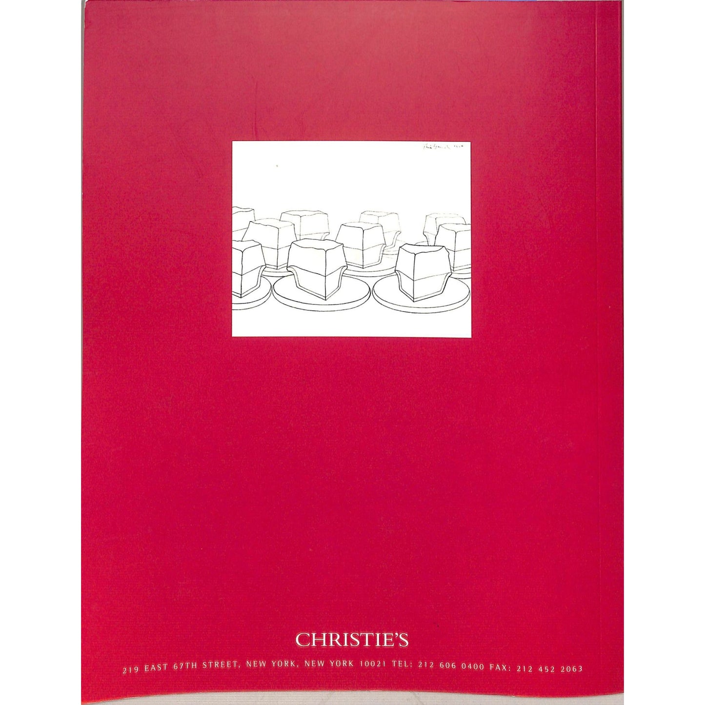 Christie's Impressionist/20th Century/Contemporary Auction Catalog May 8, 2000
