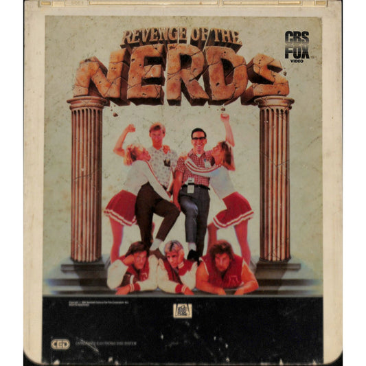 Revenge of the Nerds (1984) Vintage RCA CED Videodisc TESTED WORKING