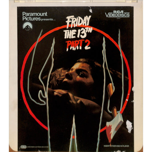 Friday The 13th Part 2 (1981) CED RCA SelectaVision TESTED WORKING