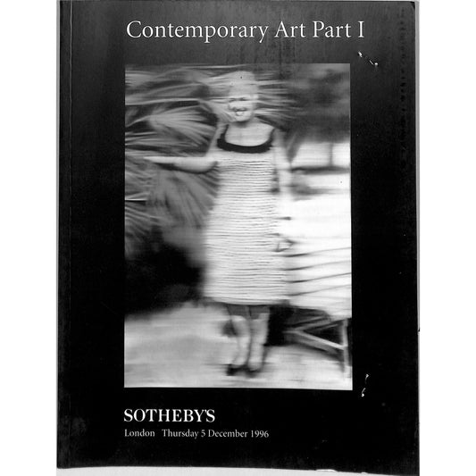 Sotheby's Contemporary Art Part 1 Auction Catalog December 5, 1996