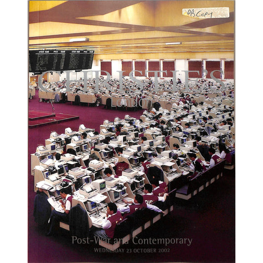 Christie's Post War and Contemporary Auction Catalog October 23, 2002