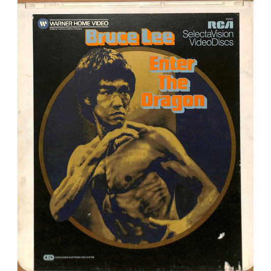 Enter The Dragon (1973) Vintage CED RCA SelectaVision Videodisc TESTED WORKING