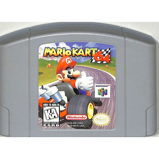 Mario Kart 64 (1996) Nintendo 64 Cartridge + Manual