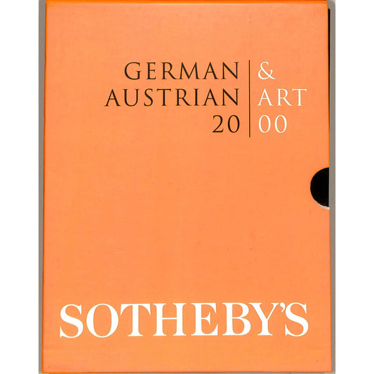 Sotheby's German and Austrian Art Auction Catalog October 18, 2000