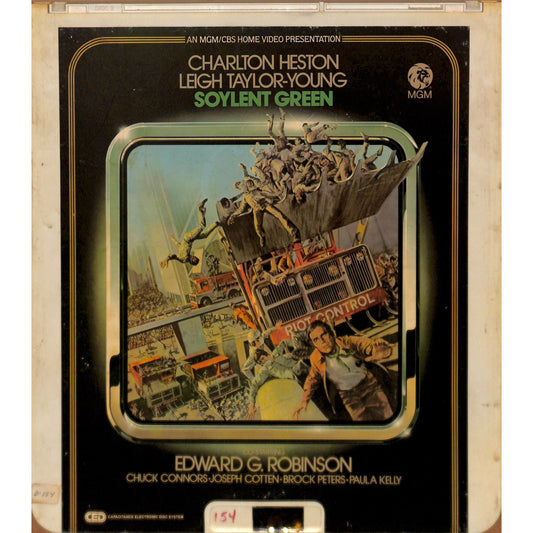 Soylent Green (1973) Vintage CED RCA SelectaVision VideoDisc TESTED WORKING
