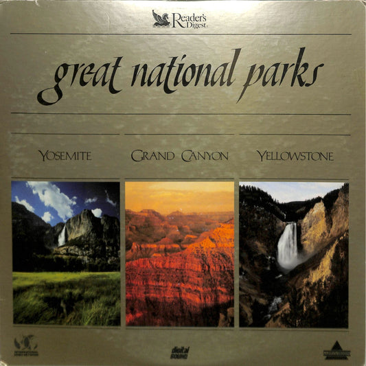 Great National Parks: Yosemite, Grand Canyon, Yellowstone (1989) Laserdisc