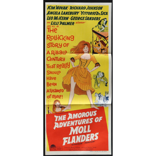 The Amorous Adventures of Moll Flanders (1965) Orig. Austr. Daybill Movie Poster