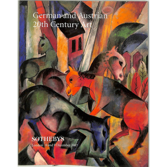 Sotheby’s German and Austrian 20th Century Art Catalog 1997