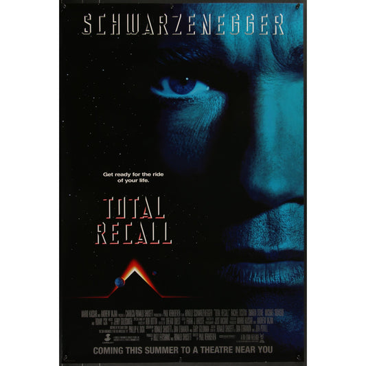 Total Recall (1990) Original Advanced Movie Poster 6.75x39.75