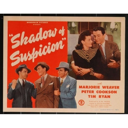 Shadow of Suspicion (1944) Original Lobby Card Movie Poster 11x14