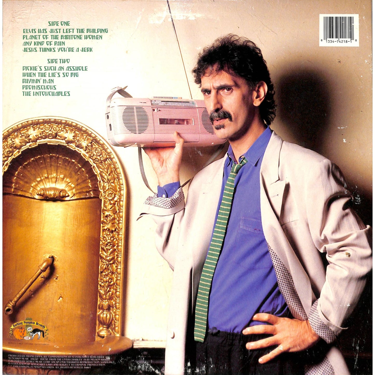 Frank Zappa - Broadway the Hard Way Vinyl Record D1-74218