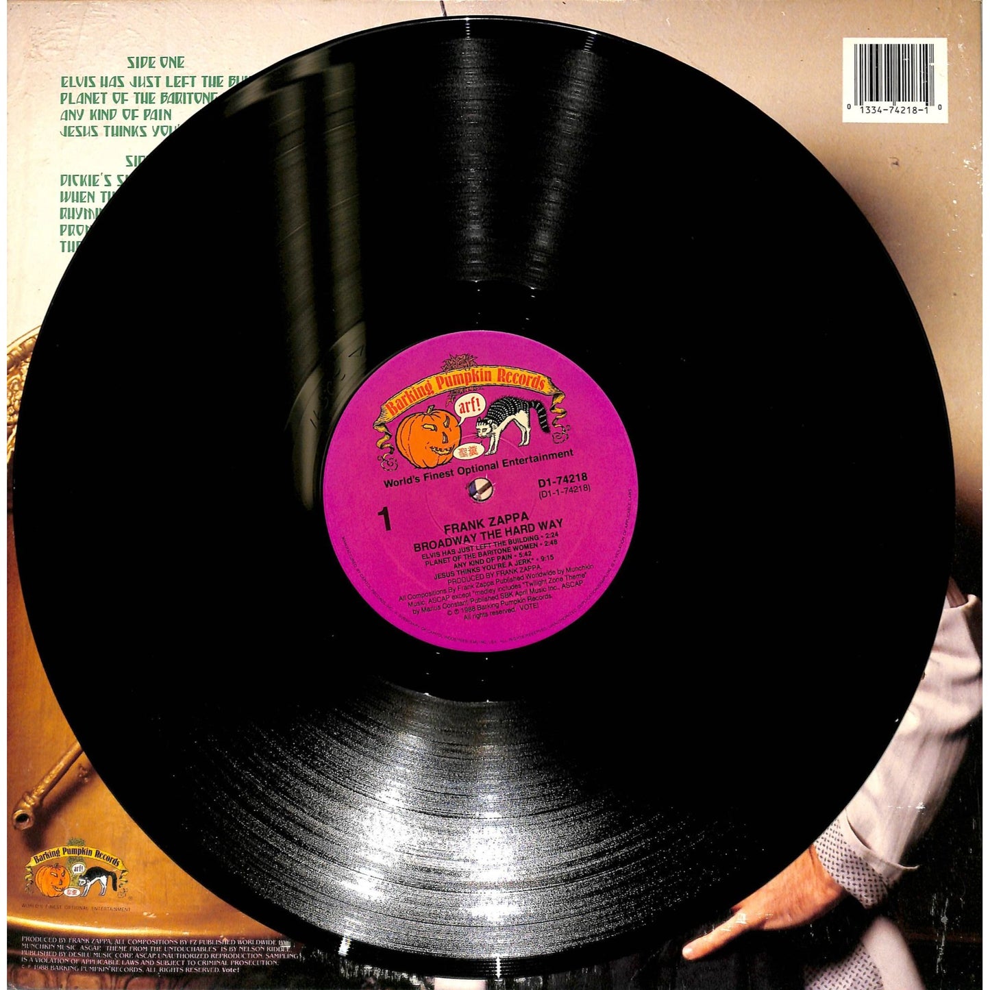 Frank Zappa - Broadway the Hard Way Vinyl Record D1-74218