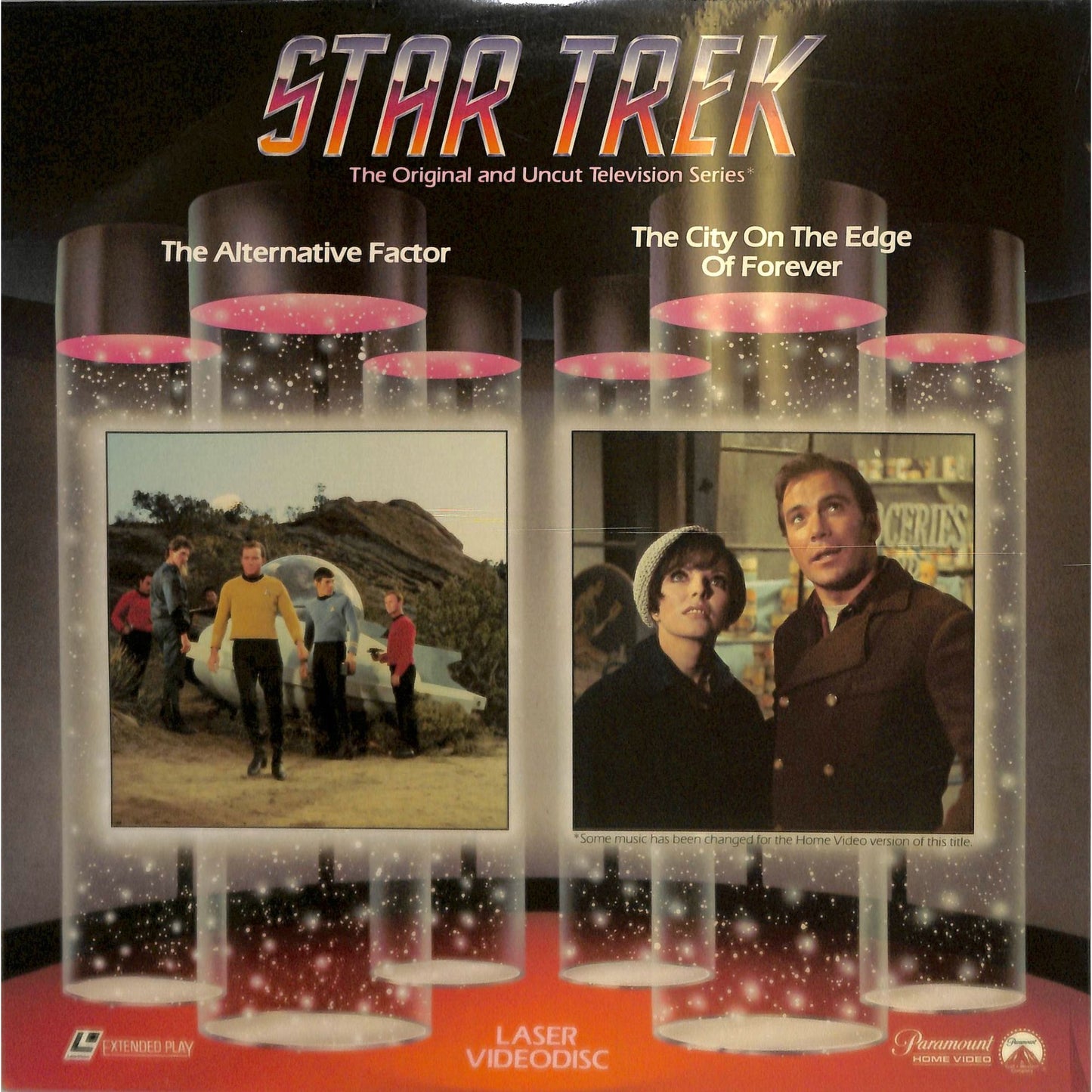 Star Trek: The Original and Uncut TV Series Sealed Double-Feature Laserdisc